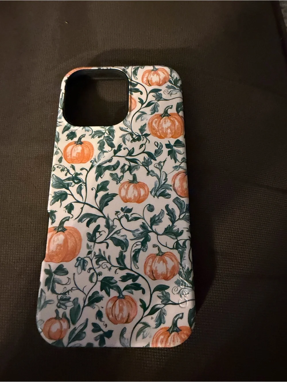 Casely Seasonal Pumpkin Vine Phone Case - Orange & Green